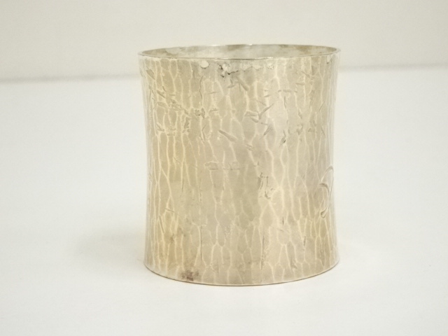 道具 ] - 道具 竹影堂造 銀仕上銀杏紋蓋置（共箱） | ネット